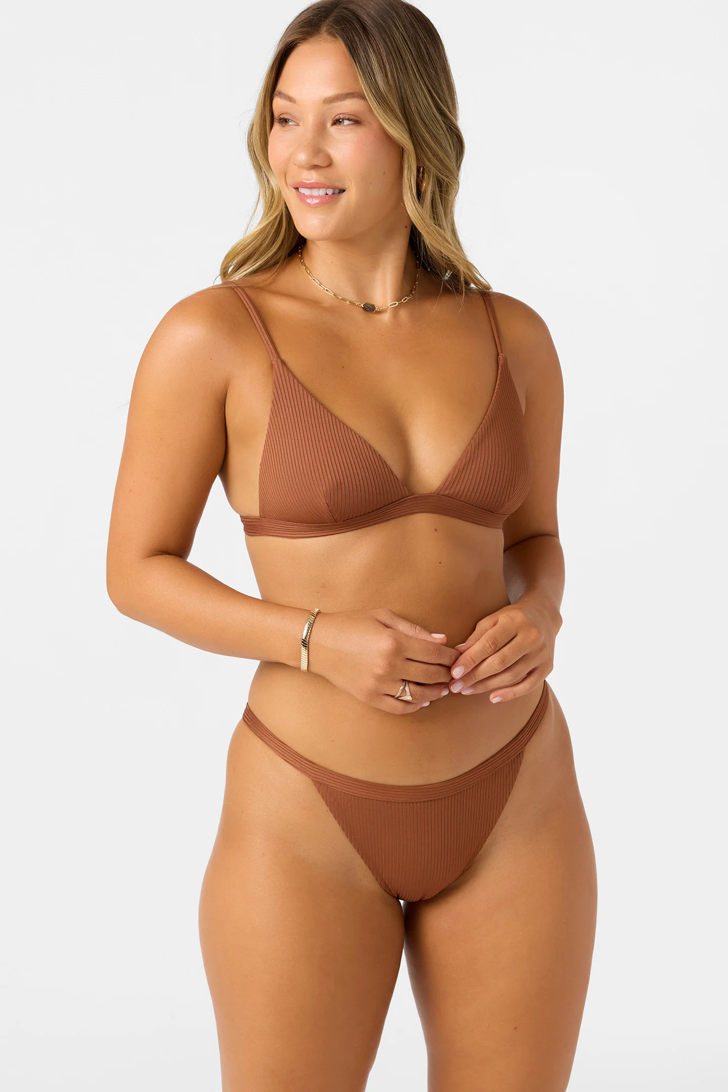 Saltwater Solids Rib Seaside Triangle Top - Image 7