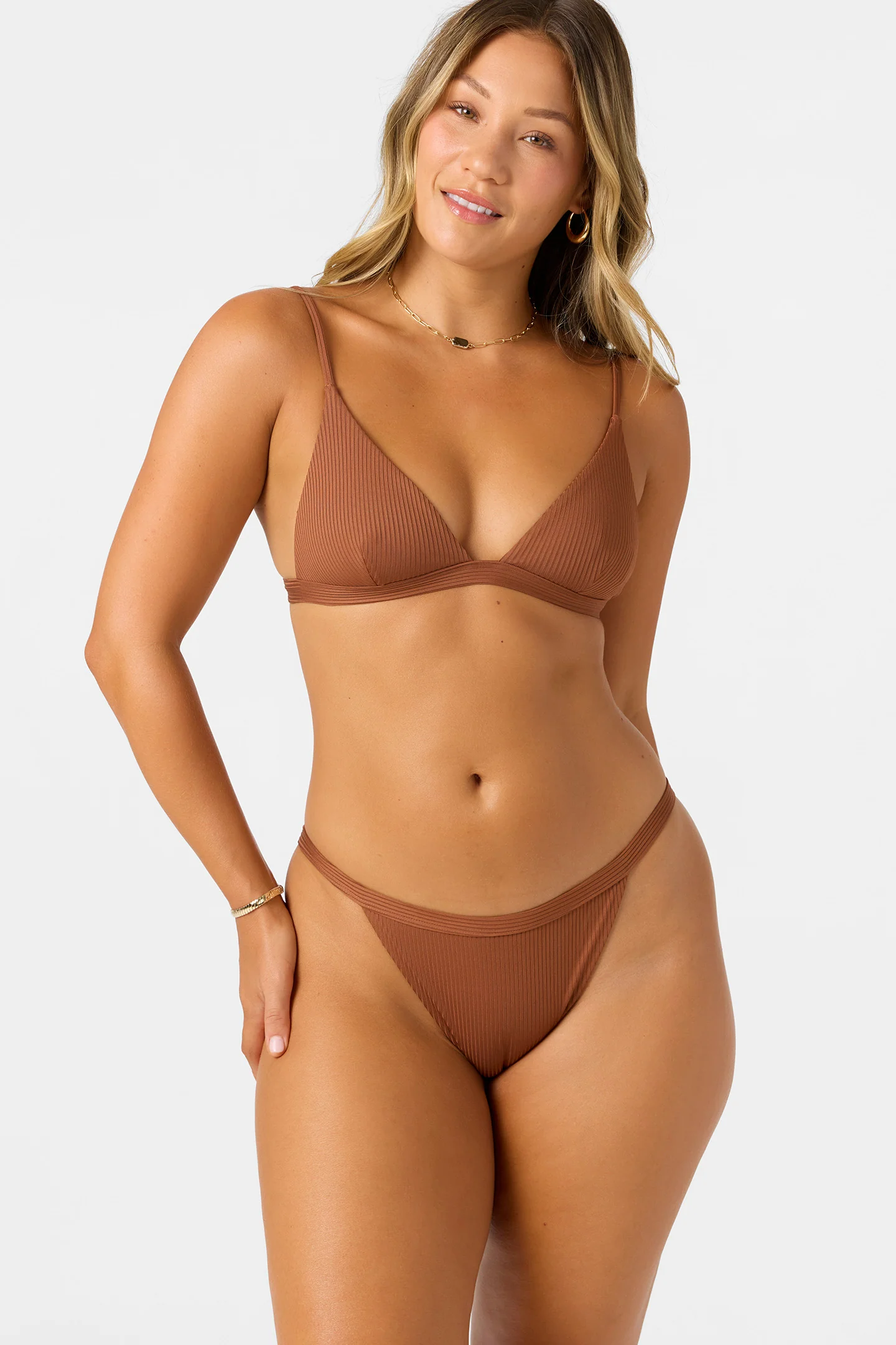 Saltwater Solids Rib Seaside Triangle Top - Image 9