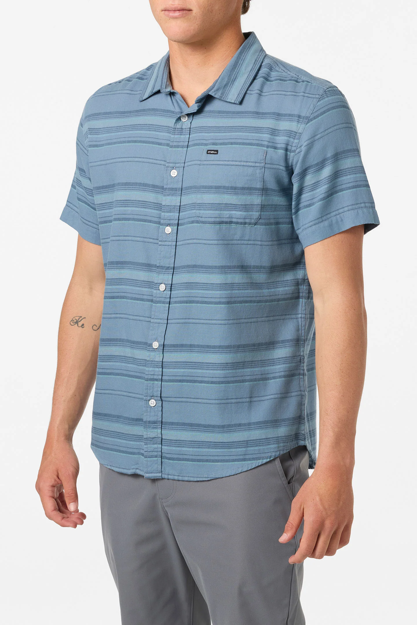 Seafaring Stripe Stretch Standard Fit Shirt - Image 3