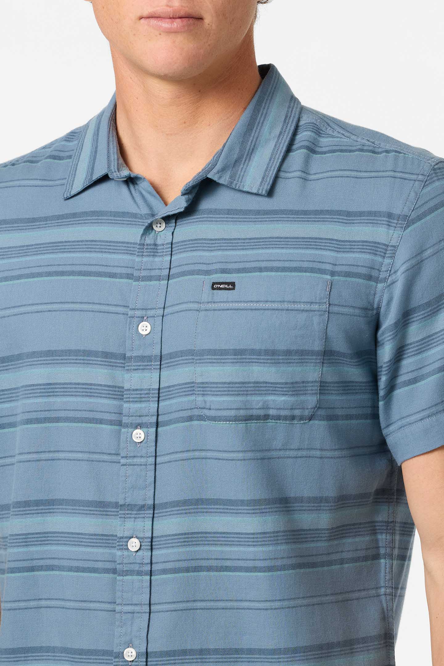 Seafaring Stripe Stretch Standard Fit Shirt - Image 4