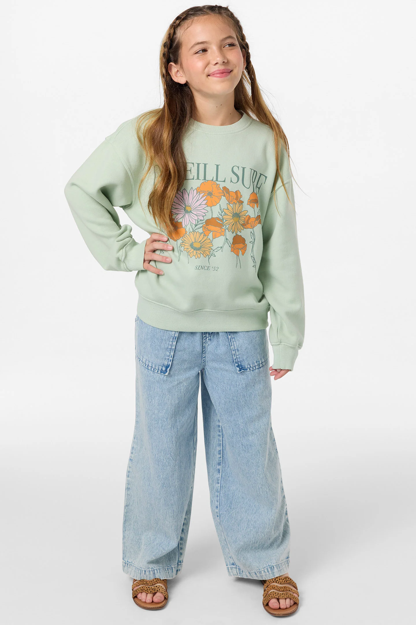 Girl's Skylar Crew Neck Fleece - Image 3