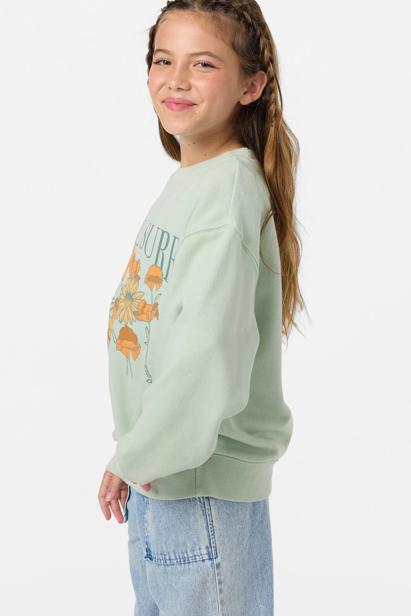 Girl's Skylar Crew Neck Fleece - Image 5
