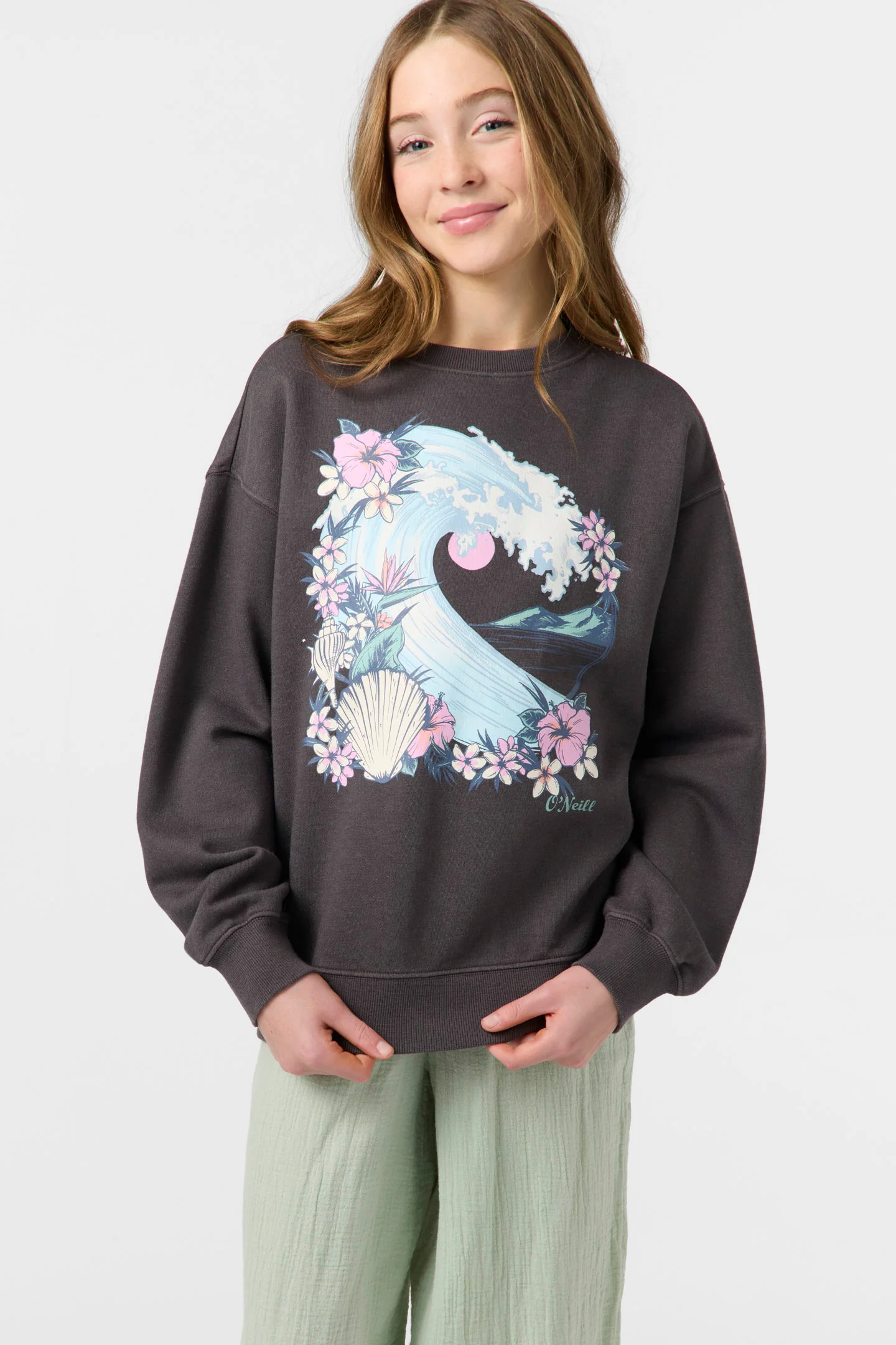 Girl's Skylar Crew Neck Fleece - Image 4