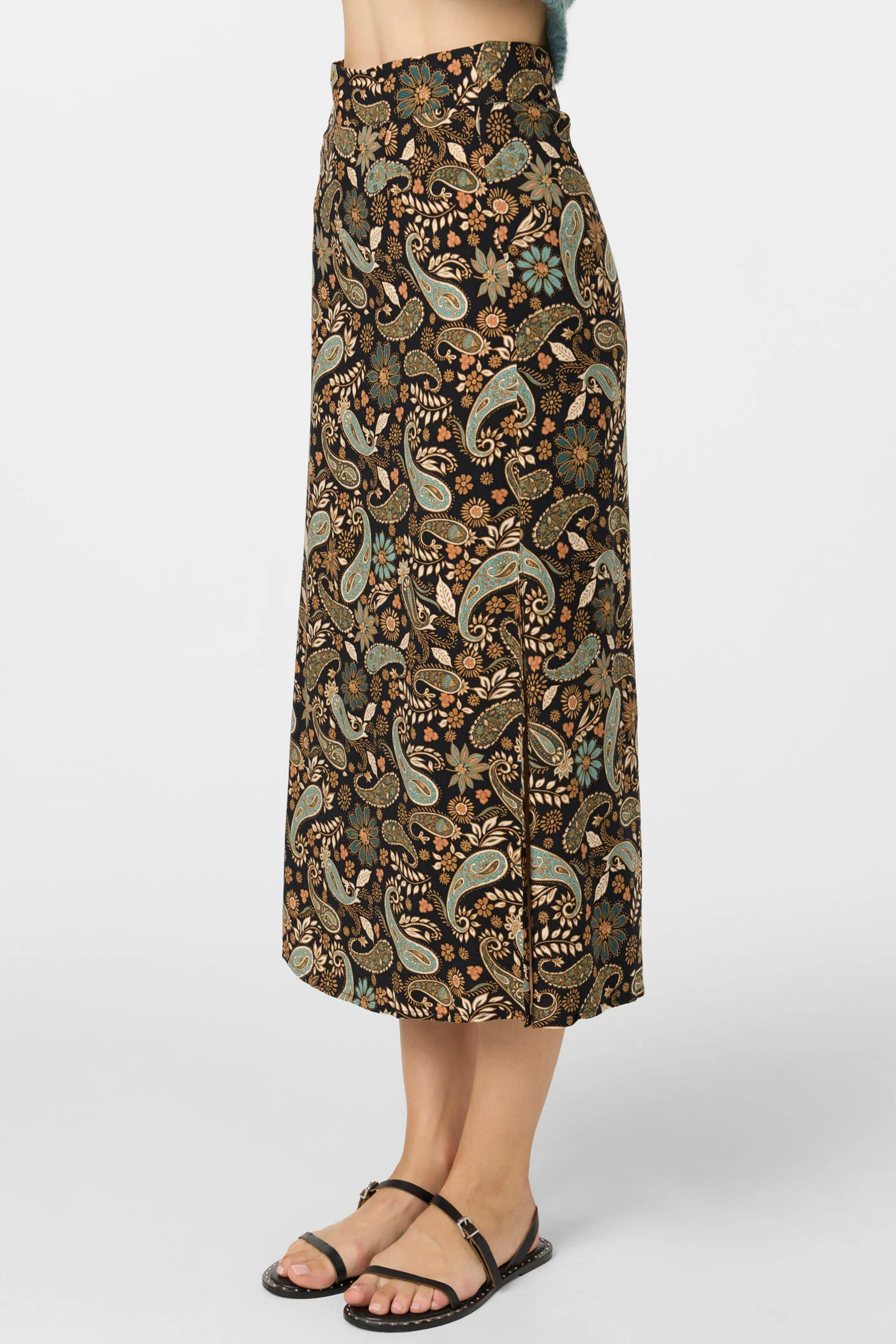 Sunni Rosalia Paisley Midi Skirt - Image 5