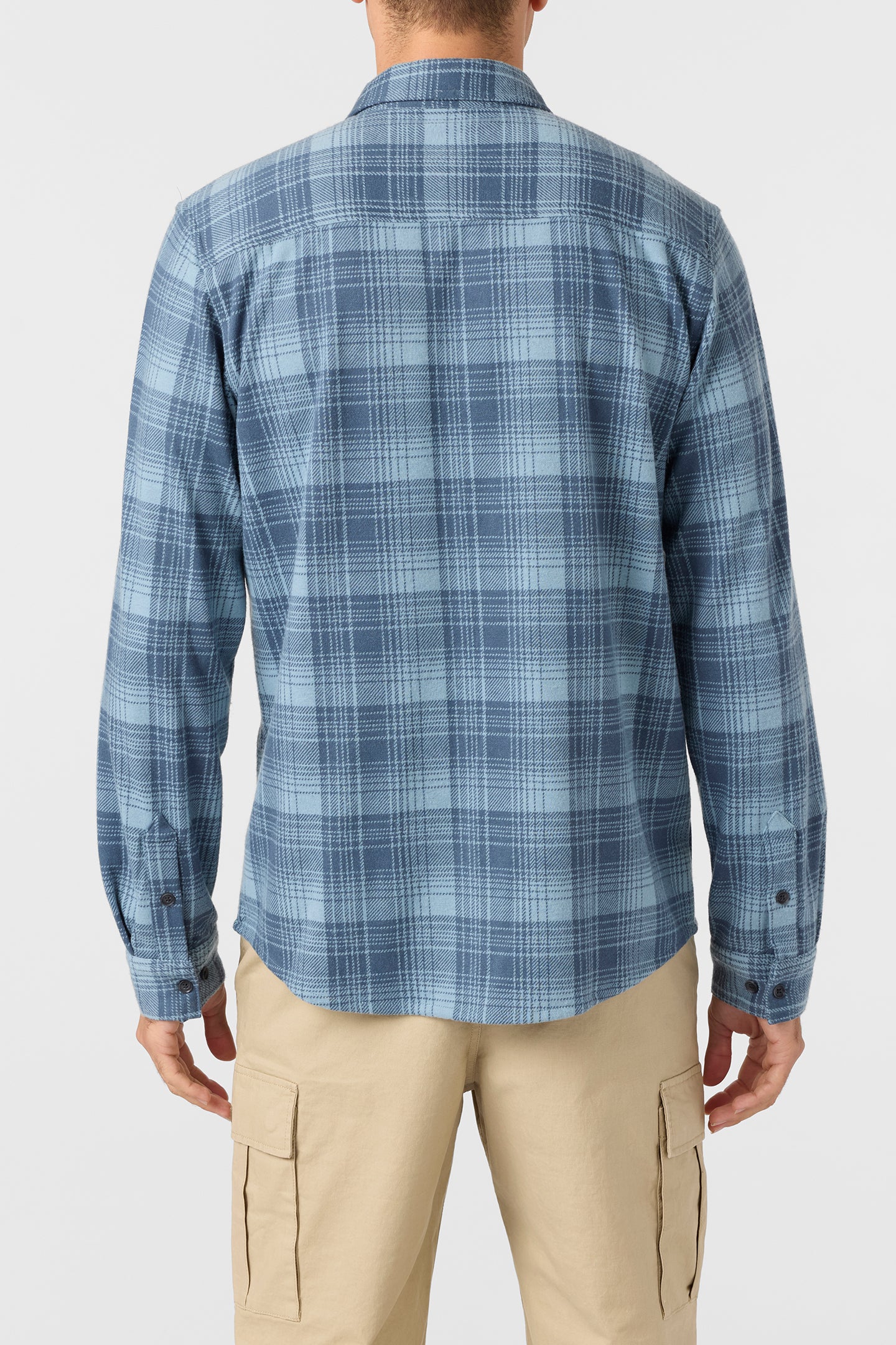Sutton Knit Plaid Standard Fit Long Sleeve Shirt - Image 4