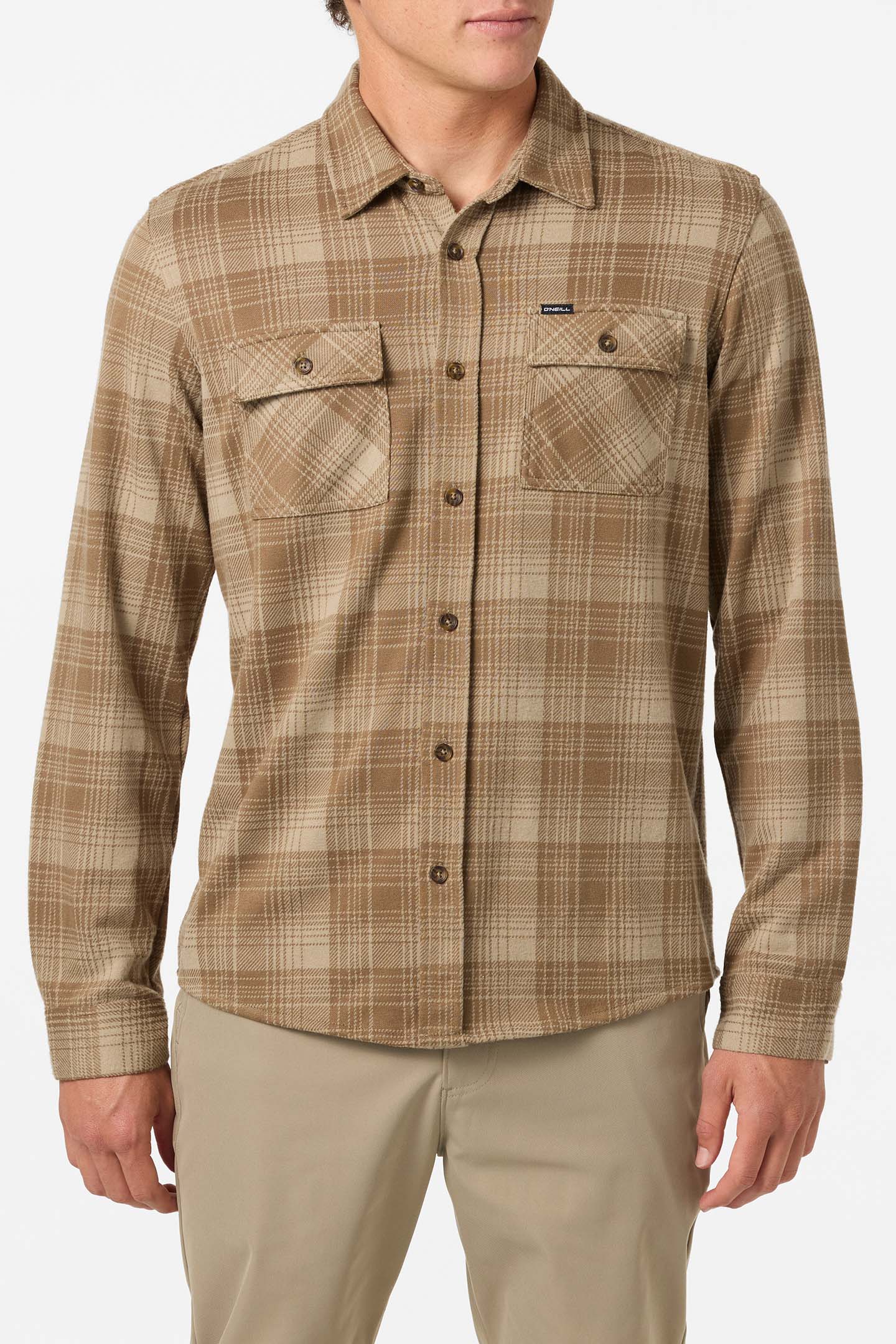 Sutton Knit Plaid Standard Fit Long Sleeve Shirt - Image 2