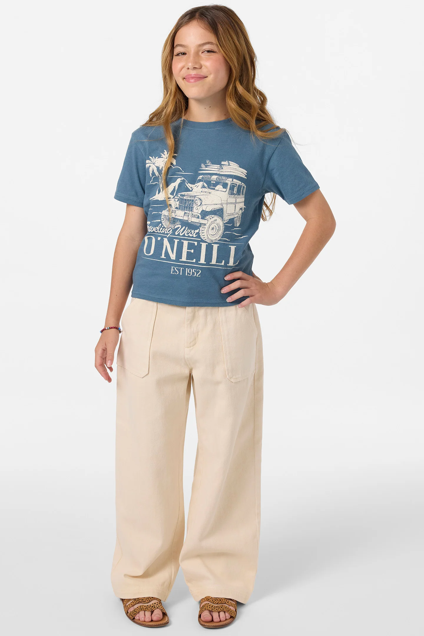 Girl's Traveling West Angie Tee - Image 3