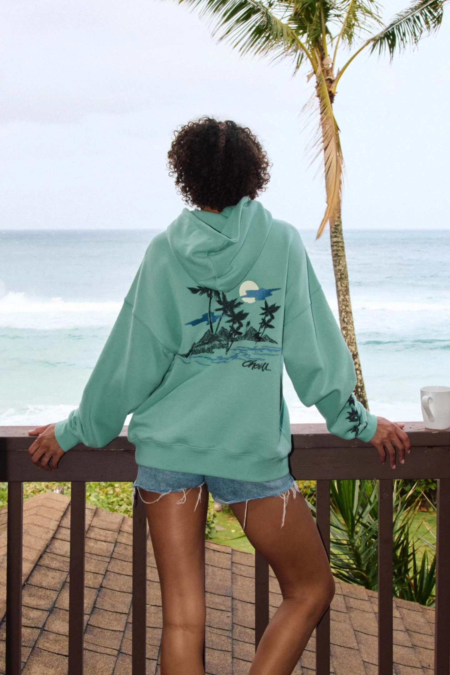 Tropic Melt Oversized Hoodie - Image 2