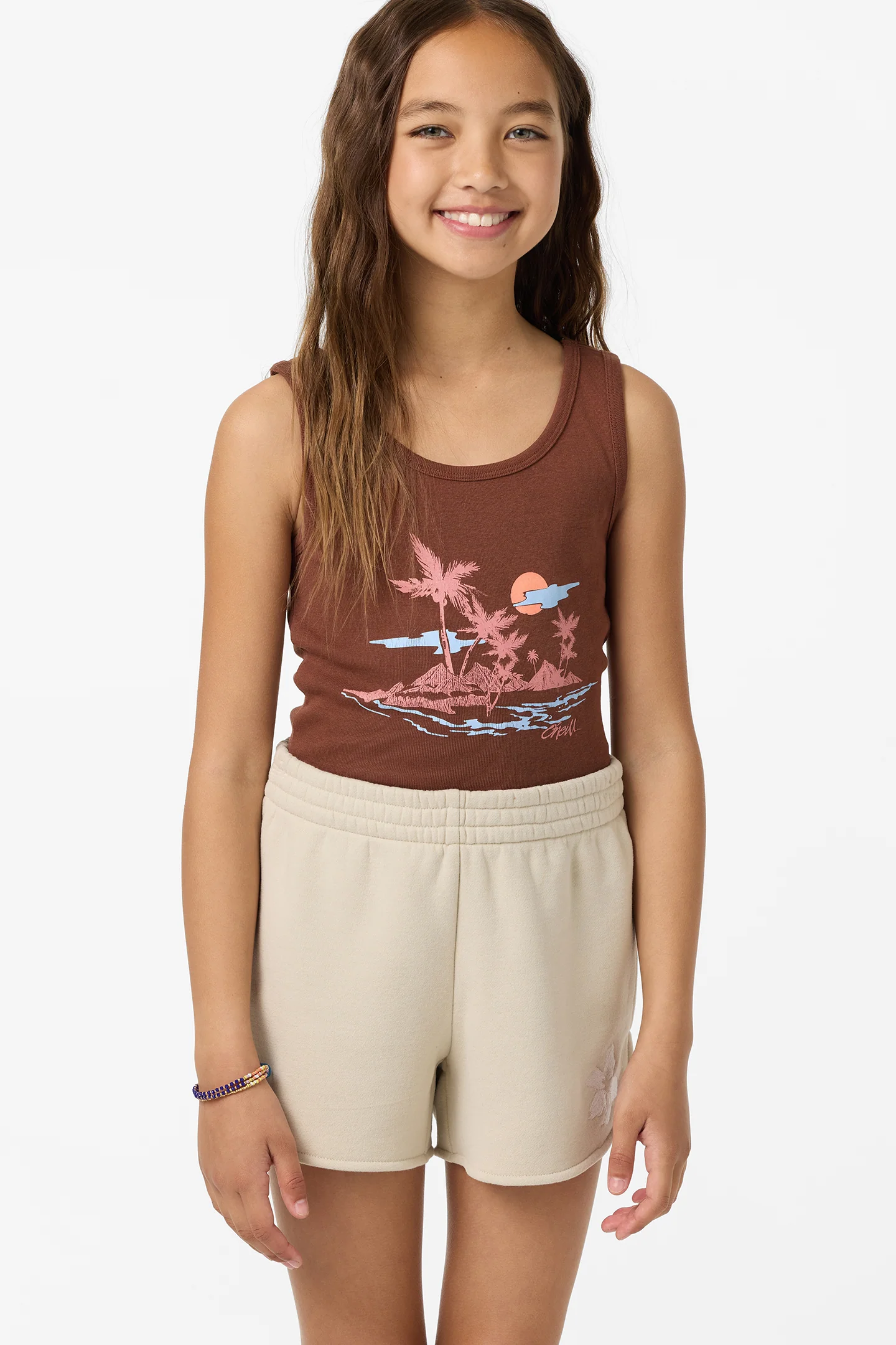 Girl's Tropic Melt Scallop Lounge Shorts