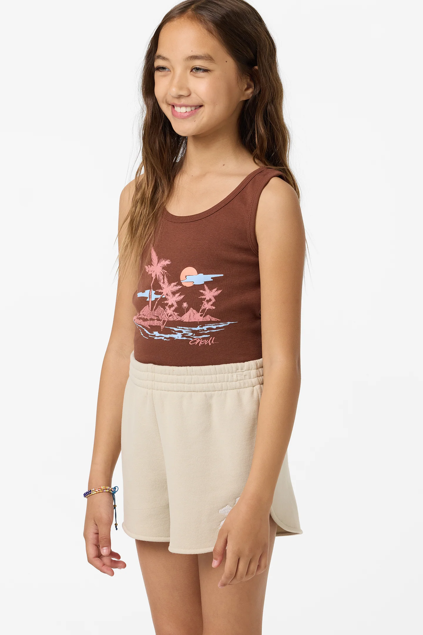 Girl's Tropic Melt Scallop Lounge Shorts - Image 7