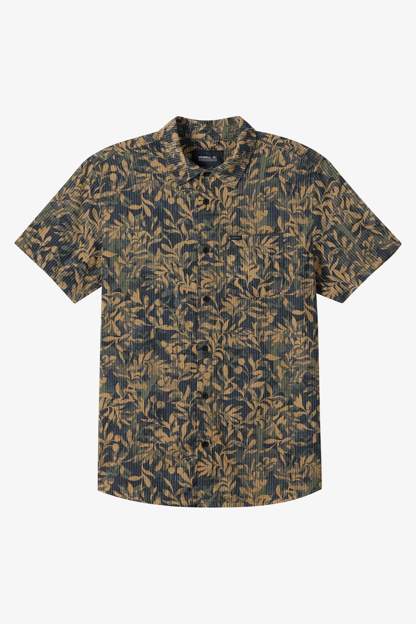 TRVLR Perforated Printed Standard Fit Shirt