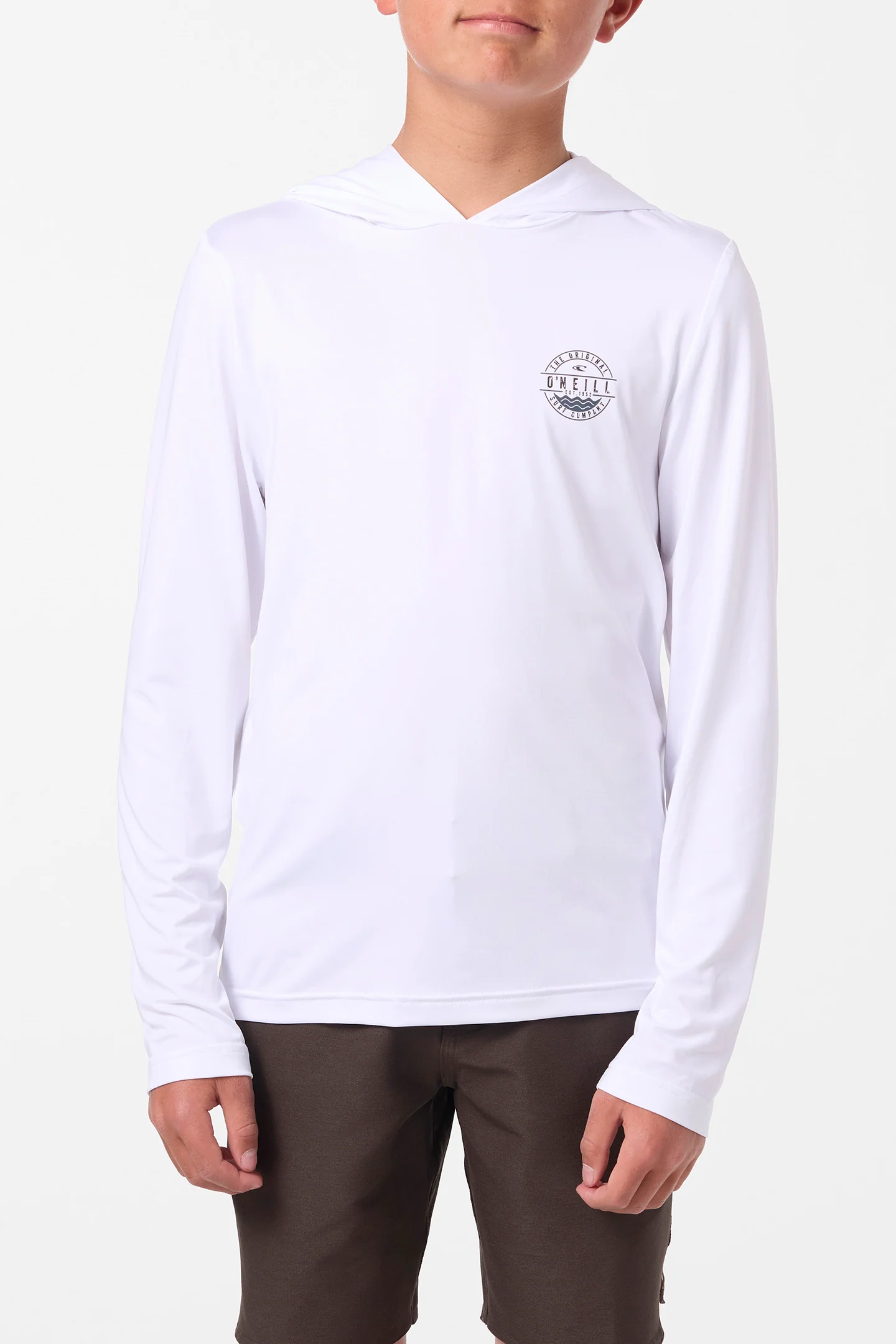 Boy's TRVLR UPF Hooded Blaze Long Sleeve Shirt - Image 2