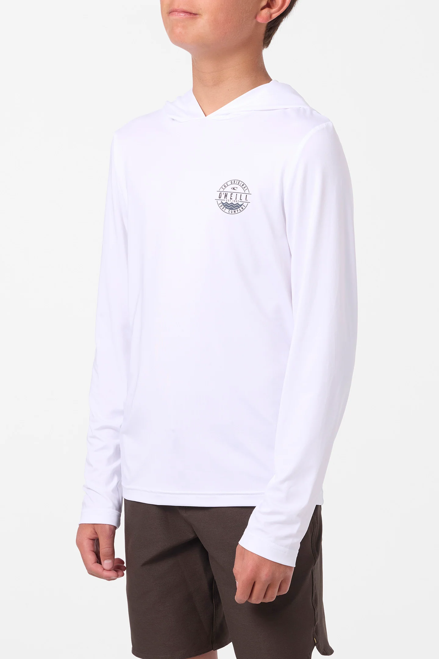 Boy's TRVLR UPF Hooded Blaze Long Sleeve Shirt - Image 3