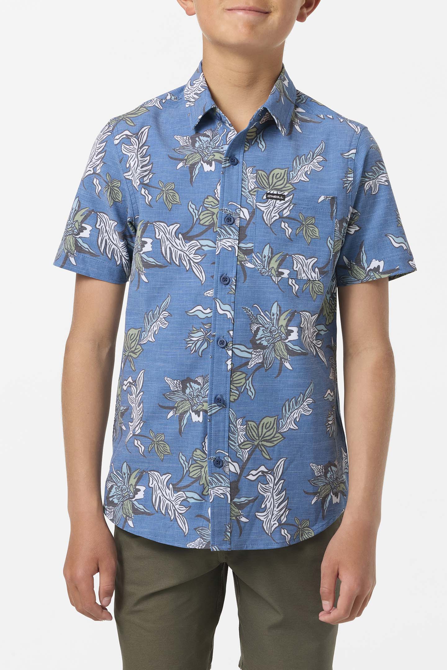 Boy's UPF Slub Standard Fit Shirt - Image 2