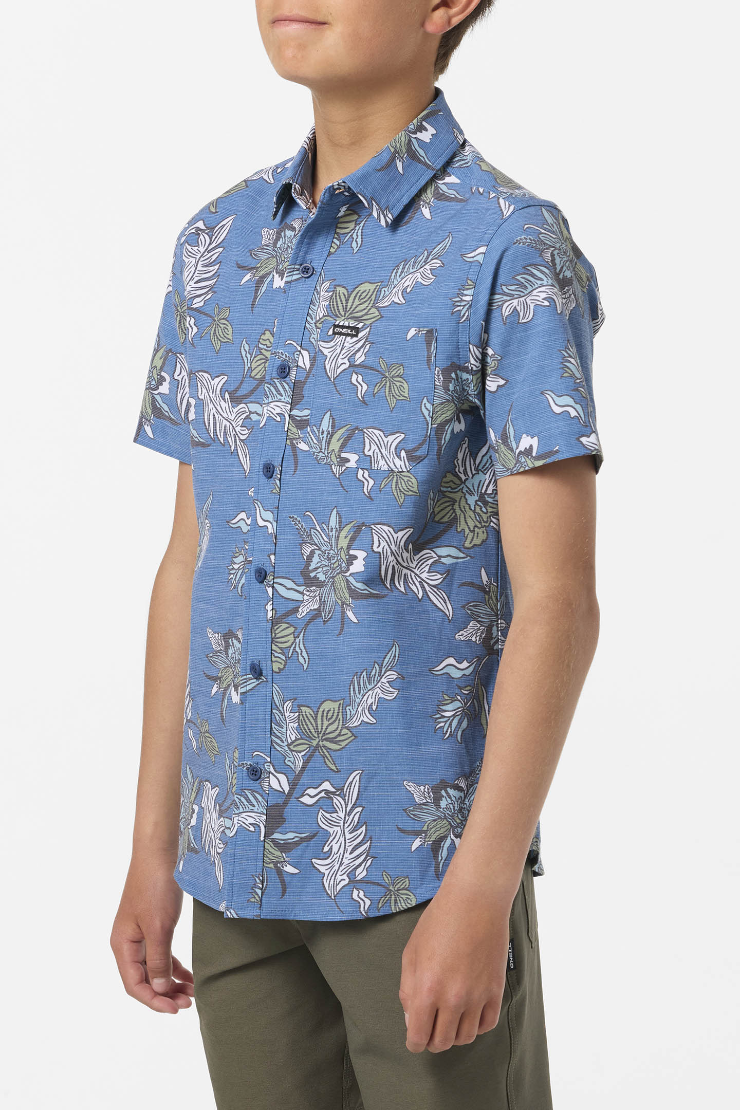 Boy's UPF Slub Standard Fit Shirt - Image 3