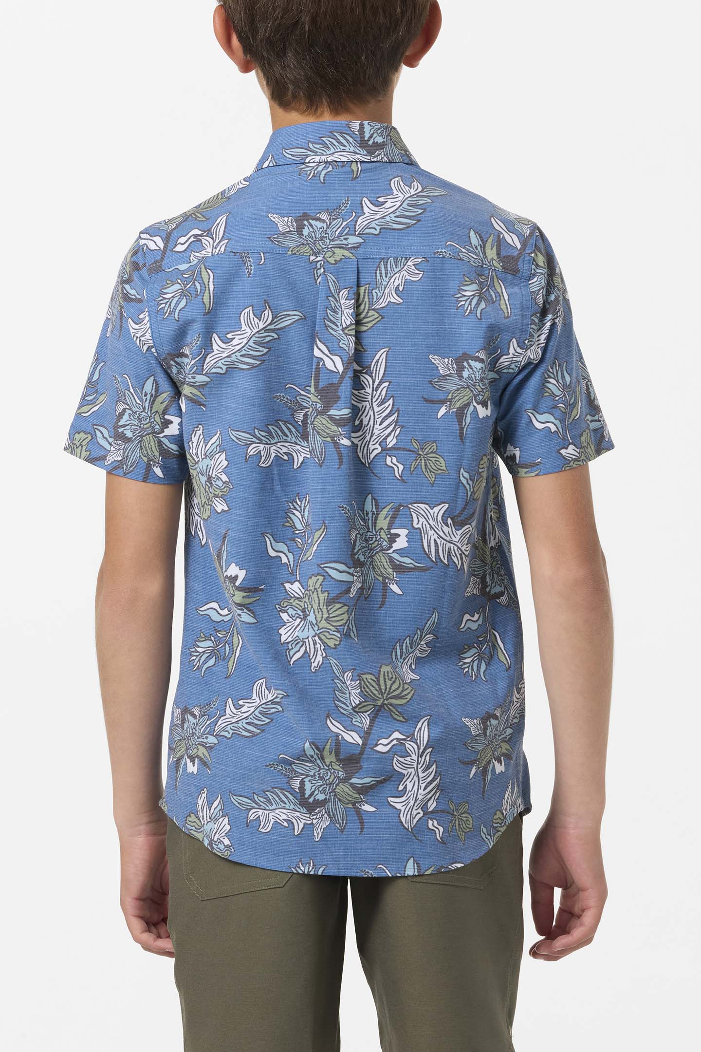 Boy's UPF Slub Standard Fit Shirt - Image 4