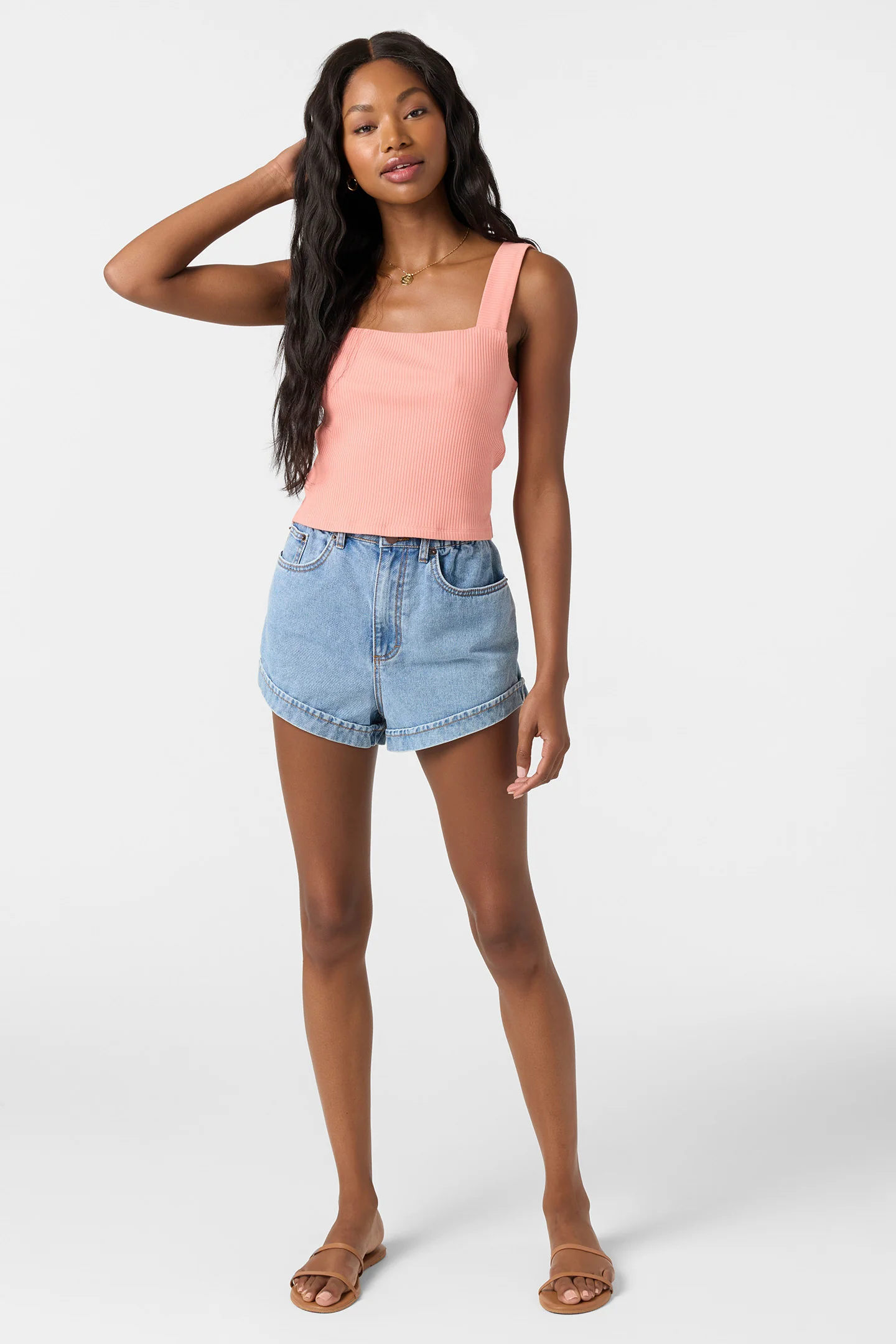 Vanessa Solid Sleeveless Top - Image 3