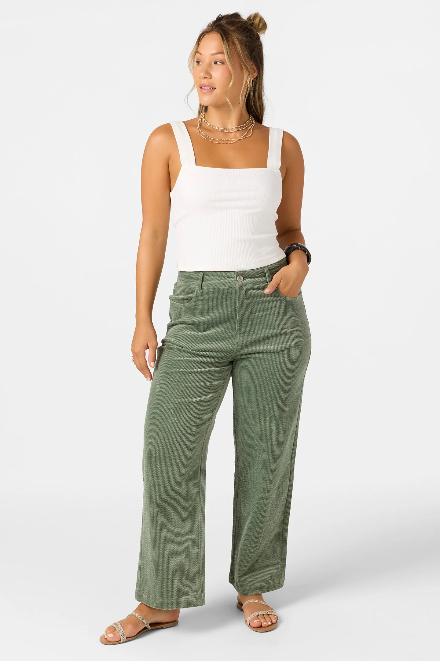 Vanessa Solid Sleeveless Top - Image 3