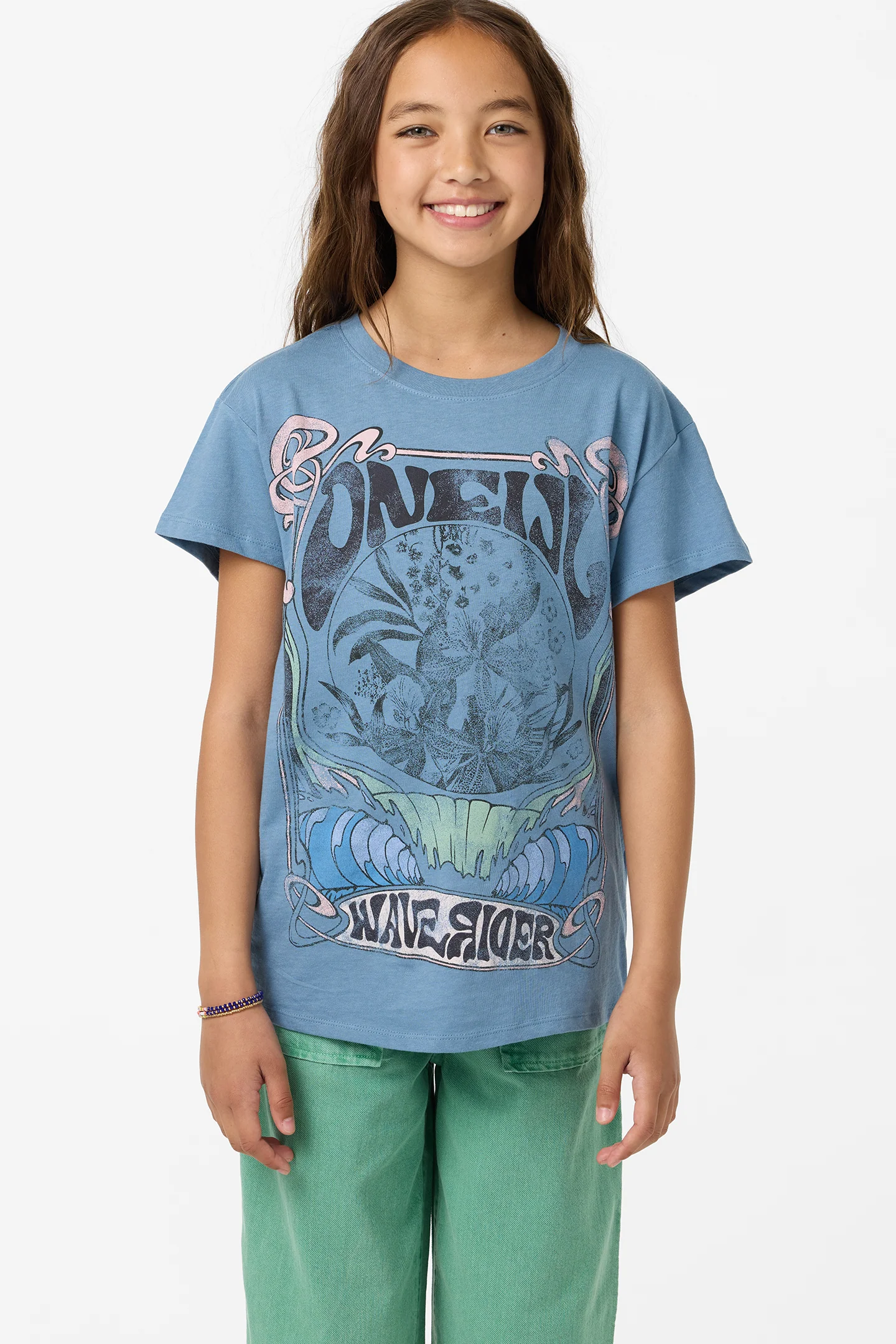 Girl's Wave Rider Oversized Tee