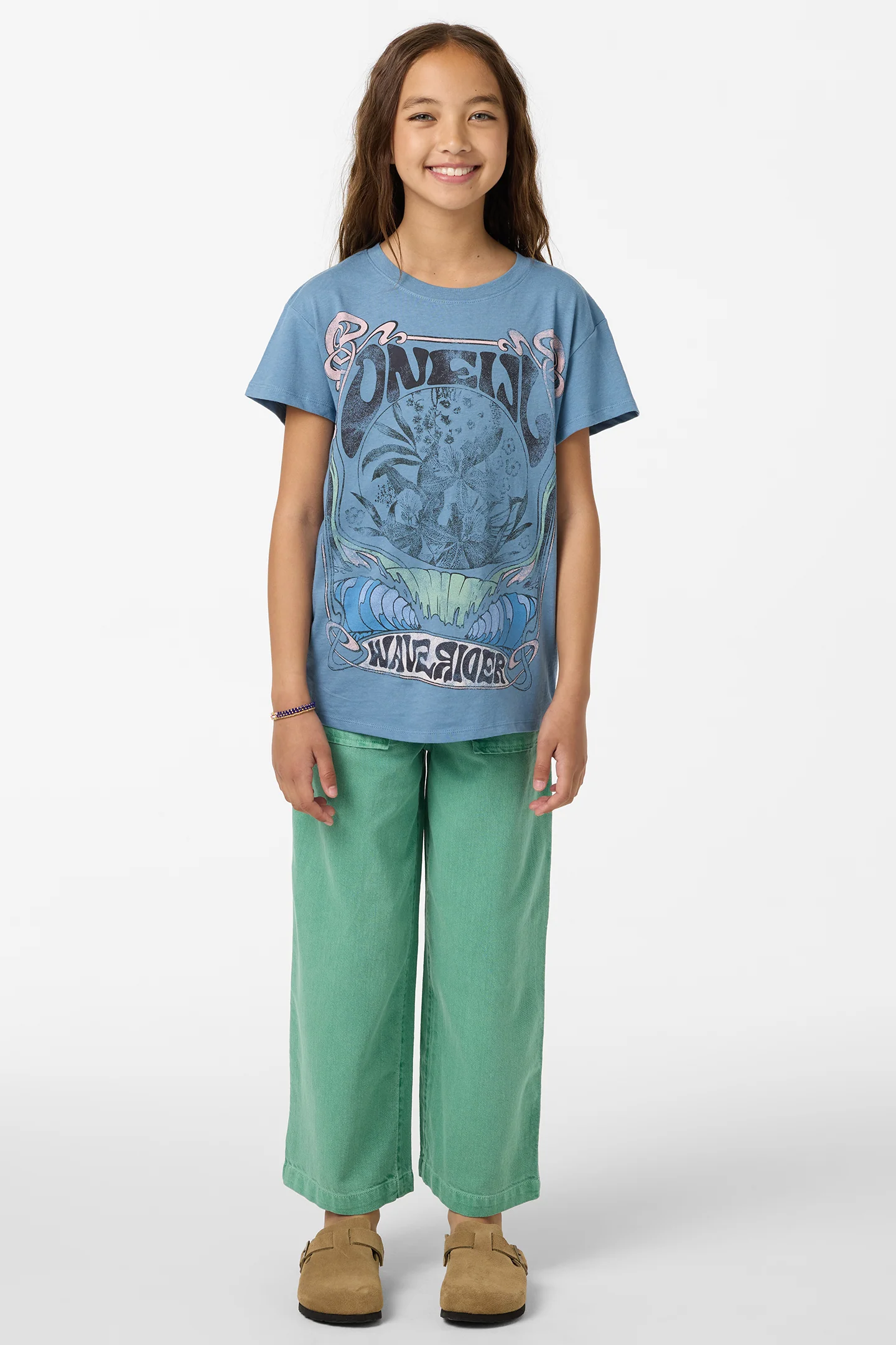 Girl's Wave Rider Oversized Tee - Image 3
