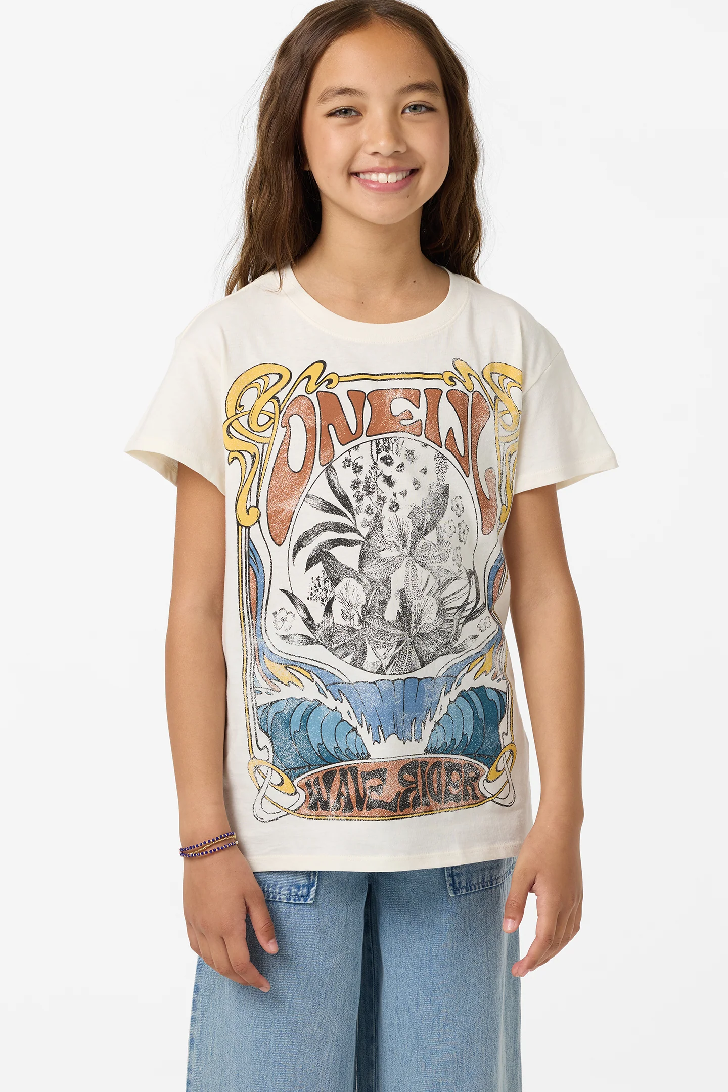 Girl's Wave Rider Oversized Tee