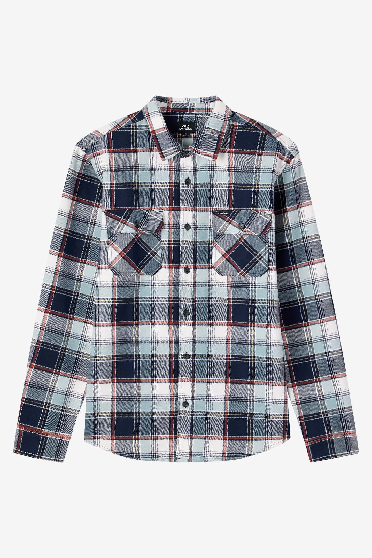 Winslow Plaid Flannel Standard Fit Long Sleeve Shirt