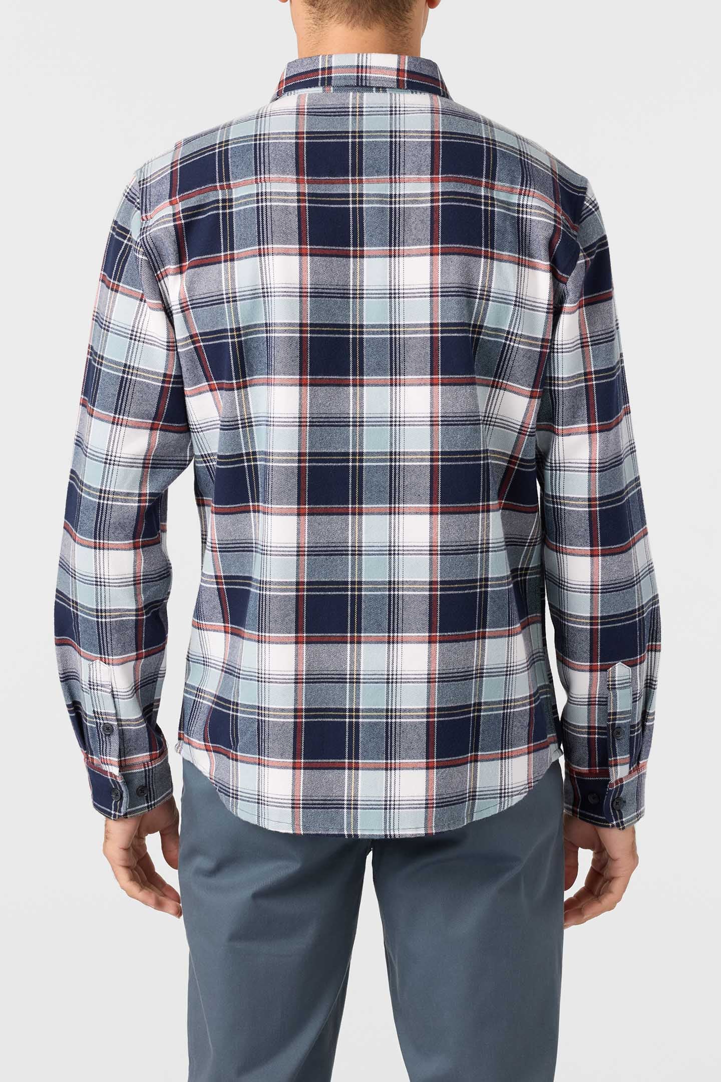 Winslow Plaid Flannel Standard Fit Long Sleeve Shirt - Image 5