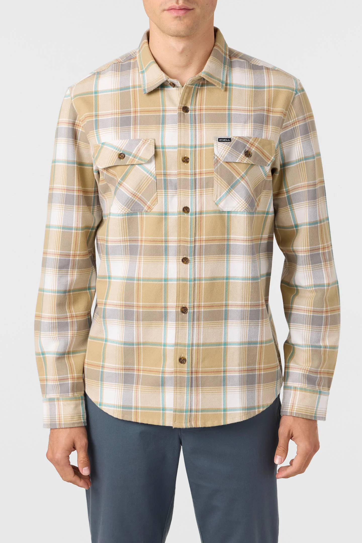 Winslow Plaid Flannel Standard Fit Long Sleeve Shirt - Image 2