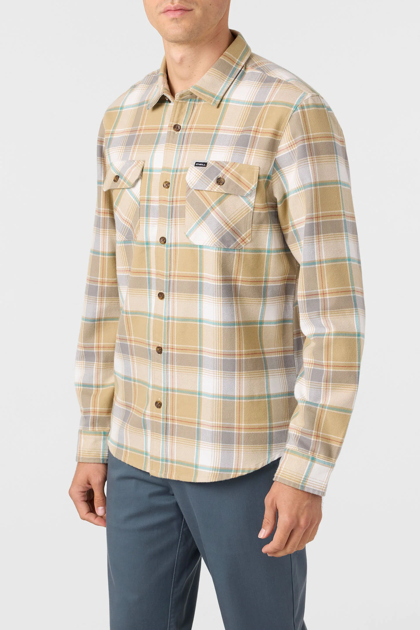 Winslow Plaid Flannel Standard Fit Long Sleeve Shirt - Image 3