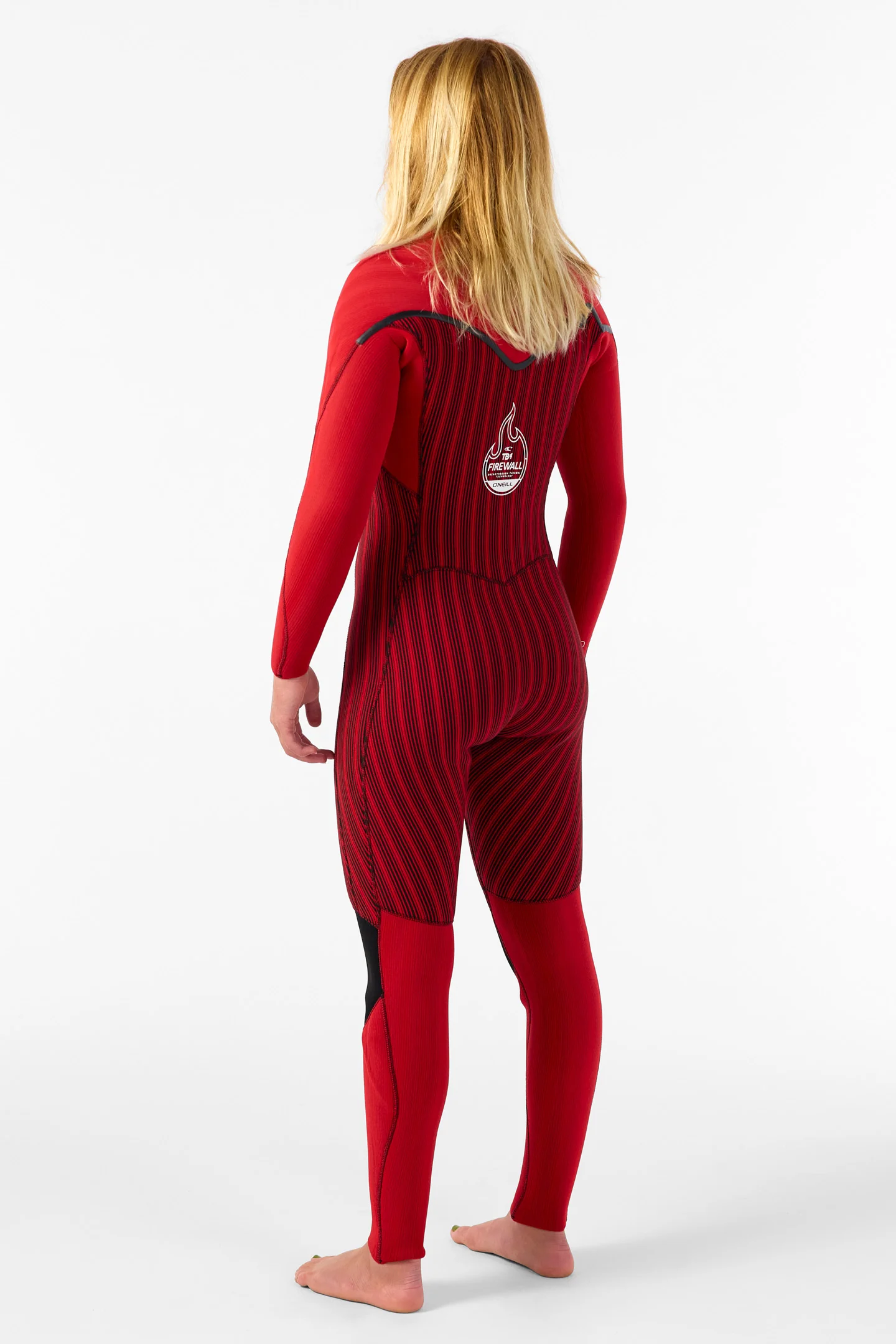 Women's Hyperfreak Fire 4/3mm+ Chest Zip Full Wetsuit - Image 4